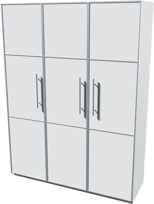 Modern White Cupboard Closet PNG Image