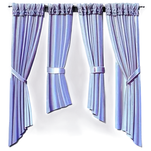 Modern White Curtains Png Siq PNG Image