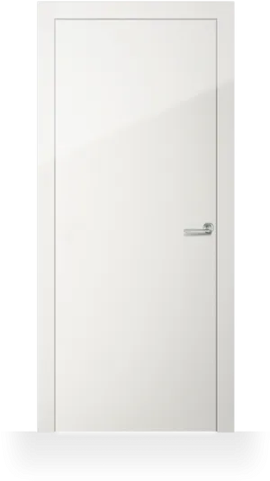 Modern White Door Design PNG Image