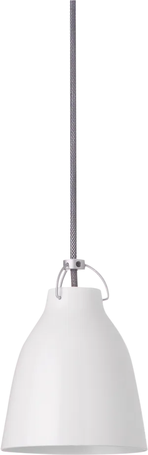 Modern White Pendant Light PNG Image