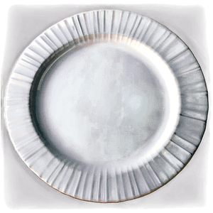 Modern White Plate PNG 06212024 PNG