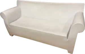 Modern White Sofa Design PNG Image