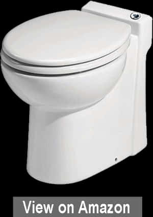 Saniflo 023 Sanicompact 48 One-piece Toilet - Toilet Seat, HD Png Download PNG image with transparent background