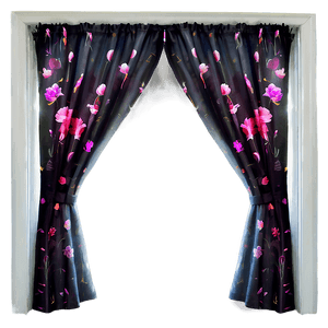 Modern Window Curtain PNG 46 PNG image with transparent background