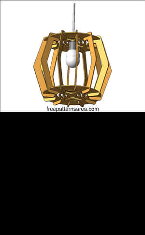 Modern Wooden Chandelier Design PNG image with transparent background