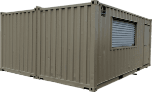 20ft Joined Shipping Containers For Sale - Shipping Container, HD Png Download PNG image with transparent background
