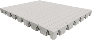 Modular Plastic Dock System PNG with transparent background