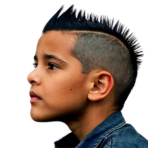 Mohawk Boy Hair Png Hoq75 PNG Image