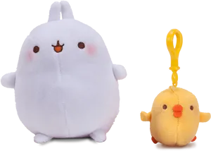 Molangand Piu Piu Plush Toys PNG Image