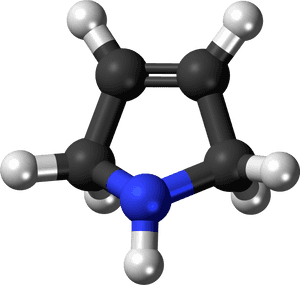 Pyrroline Molecule Chemistry Png Image - Delta Valerolactone, Transparent Png PNG image with transparent background