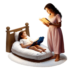 Mom Bedtime Story PNG 05232024 PNG image with transparent background