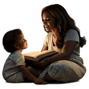 Mom Bedtime Story PNG ykp PNG image with transparent background