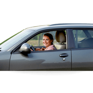 Mom Driving Car PNG fln PNG image with transparent background