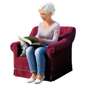 Mom Reading Book Clipart Png Jjn27 PNG Image