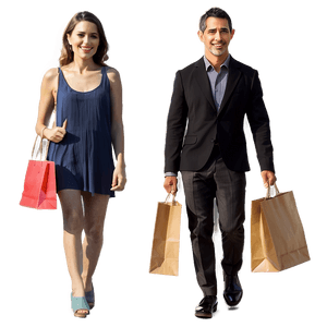 Mom Shopping Bags PNG ofe PNG image with transparent background