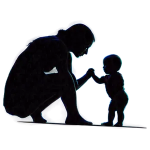 Mom With Baby Silhouette Png 11 PNG Image