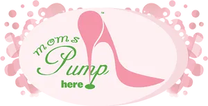 Moms Pump Here Signage PNG Image