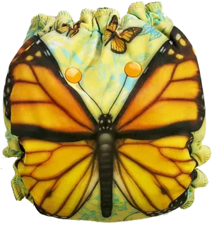 Monarch Butterfly Print Shower Cap PNG Image