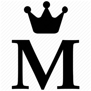 Monarch Letter M Icon PNG Image