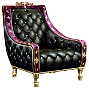 Monarch's Luxury Chair Png Liy PNG Image