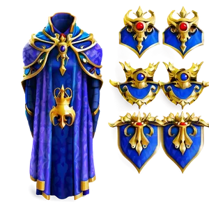 Monarch's Royal Mantle Png Uyc PNG Image