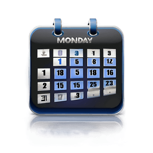 Monday Calendar Icon PNG 8 PNG image with transparent background