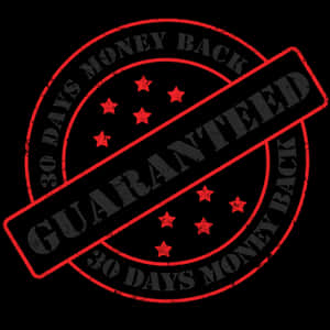 Money Back Guarantee Seal PNG image with transparent background
