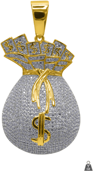 Clip Art Rapper Dollar Sign - Transparent Background Big Gold Chain Png, Png Download PNG with transparent background