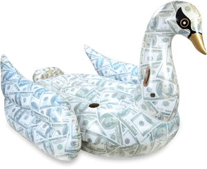 Dollar Bill Pool Float, HD Png Download PNG with transparent background