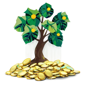 Money Tree Illustration Png 80 PNG Image