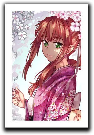 Monikain Traditional Kimono PNG Image