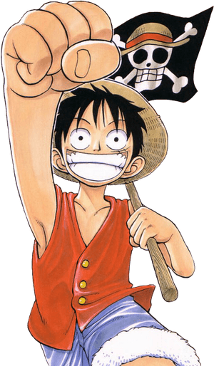 Monkey D Luffy 04 - Gambar Anime One Piece Transparent Background PNG image with transparent background