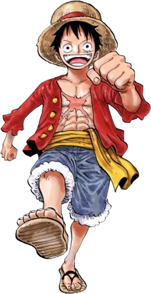 Monkey D Luffy One Piece Anime Character PNG Image