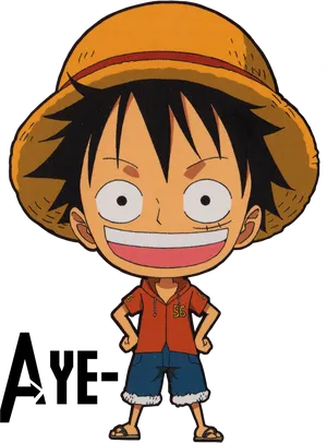 Monkey D Luffy One Piece Character PNG Image