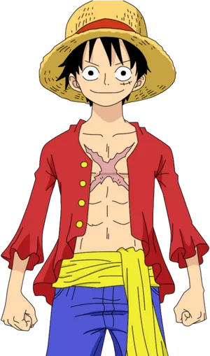 Monkey D Luffy One Piece Character PNG Image