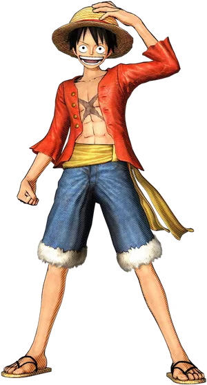 Monkey D Luffy One Piece Character PNG Image