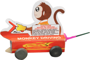 Monkey Driving Car - Cartoon, HD Png Download PNG image with transparent background