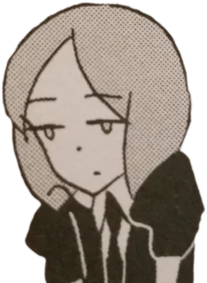 Monochrome_ Anime_ Character_ Avatar PNG Image