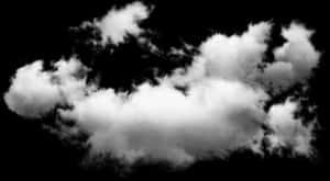 Monochrome_ Cloud_ Formations PNG image with transparent background