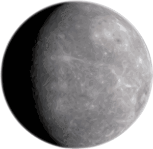 Monochrome Planet Texture PNG