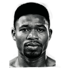 Monochrome_ Portrait_of_a_ Man PNG