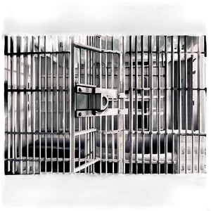 Monochrome Prison Cell Png 40 PNG Image