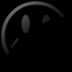 Smiley Face Clip Art Black And White Smiley Face Black - Smile Emoji Black And White, HD Png Download PNG