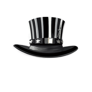 Monochrome Top Hat Graphic PNG jyc47 PNG