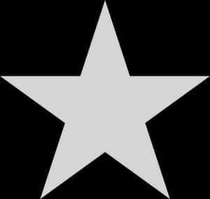 Monochrome_ White_ Star_ Graphic PNG