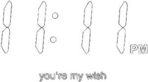 Monochrome Wish Overlay PNG Image