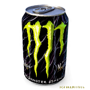 Monster Energy Drink 3D Model PNG cgx3 PNG