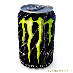 Monster Energy Drink 3d Model Png Cgx3 PNG Image