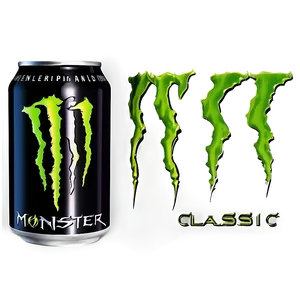 Monster Energy Drink Classic Design Png 06202024 PNG Image