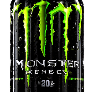 Monster Energy Drink Ingredients Label PNG 06202024 PNG